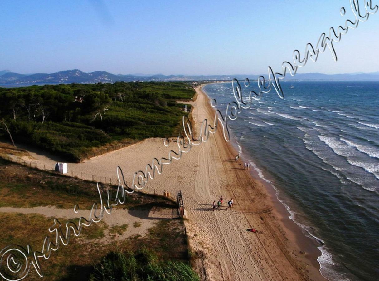 Magnifique Parc De La Presqu'Ile Avec Piscine Et Plage Face A Porquerolles ! Hyères Dış mekan fotoğraf